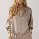 2s3145-12294 Blouse Crinkle satin