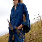 Denim pull-on
