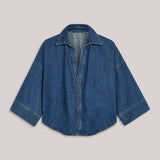 Kimonoblouse denim