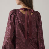 Shiny jacquard
