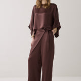 Silky top met kimonomouw