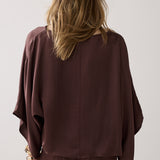 Silky top met kimonomouw