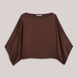 Silky top met kimonomouw