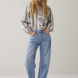 Blouse Silver stripe