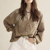 Blouse Cotton branches