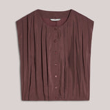 Pleated blouse