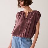 Pleated blouse