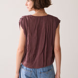 Pleated blouse