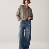 Streepjesblouse