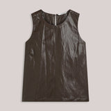 Top van faux leather