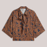 Top abstract bloemenprint