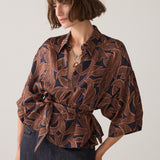 Top abstract bloemenprint