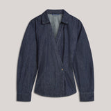 Denim blouse