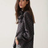 Boxy top flock stippenprint