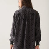 Boxy top flock stippenprint