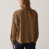 Boxy top flock stippenprint