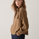 Boxy top flock stippenprint