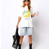 Loose fit jorts damaged