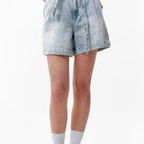 2302084401 Denim shorts with a comfortable waist