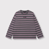 ladies knitted stripe longsleeve t-shirt