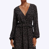 172092 Wrapped short dress