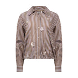 Newport Blouse Stripe Flower