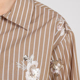 Newport Blouse Stripe Flower