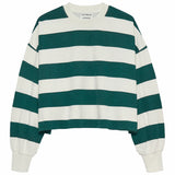 Oversized striped long sleeve