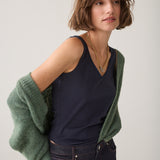 Reversible singlet met glitterrand