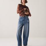 Mesh top ruitprint