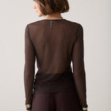 Top transparante mesh