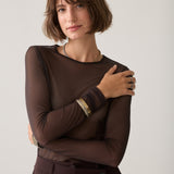 Top transparante mesh