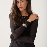 Top transparante mesh