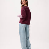 Loose fit Tshirt with striped sleeves