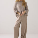 Trousers Crinkle satin