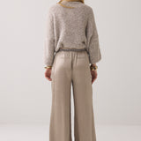 Trousers Crinkle satin