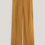 Trousers wide leg crepe