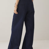 Jeans wide leg denim