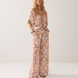 Trousers Art deco print