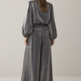 Trousers Metallic shine