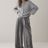 Trousers Metallic shine
