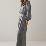 Trousers Metallic shine