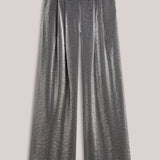 Trousers Metallic shine