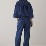 Denim pull-on