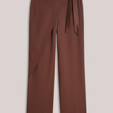 Wijde broek met overslag
