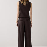 Broek linnenblend