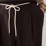 Broek linnenblend