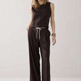 Broek linnenblend