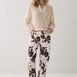 Baggy cowprint pant