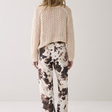 Baggy cowprint pant